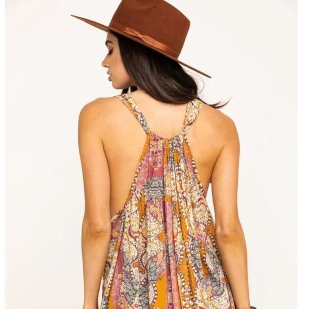 NWT Free People Count Me In Trapeze Tunic Floral Combo - Picture 6 of 11